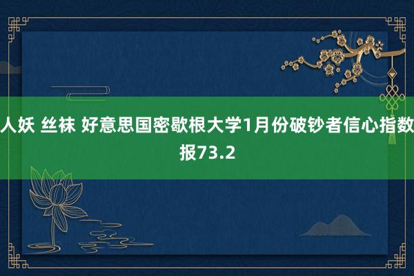 人妖 丝袜 好意思国密歇根大学1月份破钞者信心指数报73.2